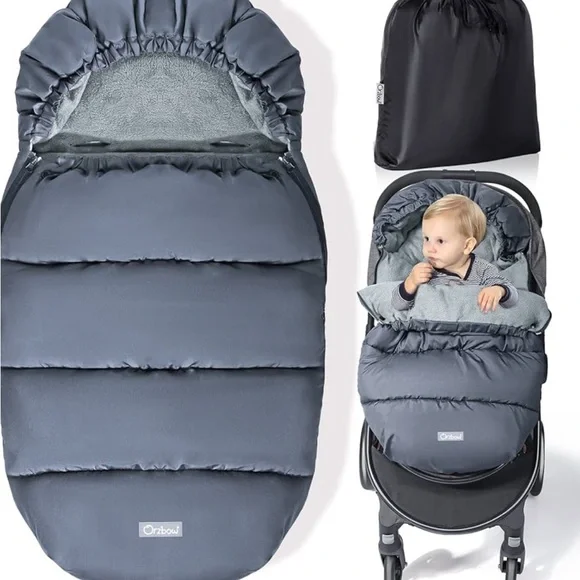 Orzbow Universal Stroller Footmuff, Winter Baby Stroller Bunting - Picture 7 of 7